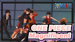 ONE PIECE|【MMD】Luffy x9-Magnificent-w-