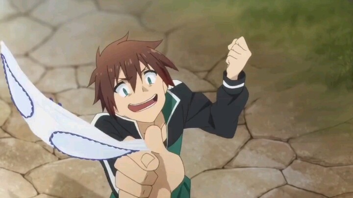 Inilah yang bisa Kazuma hindari untuk menciumnya [jempol ke atas]