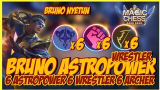 COMBO SETAN BRUNO ! 6 WRESTLER 6 ARCHER 6 ASTRO ! MAGIC CHESS