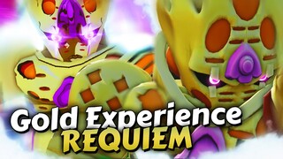 💢 QUAL O MELHOR GOLD EXPERIENCE REQUIEM EM VÁRIOS JOGOS DE JOJO NO ROBLOX