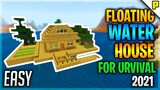 *NEW*😱HOW TO MAKE A FLOATING HOUSE IN WATER IN MINECRAFT (2021) | MCPE
