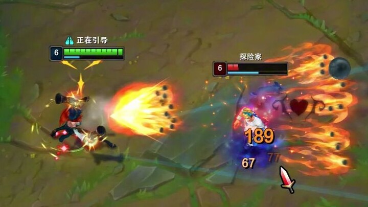 Sister Good Luck is jungling—hahahaha, that’s all it takes!
