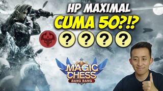 HP MAXIMAL Commander CUMA 50?!? Vs 7 orang DARAH 100!! | Magic Chess Bang Bang Indonesia