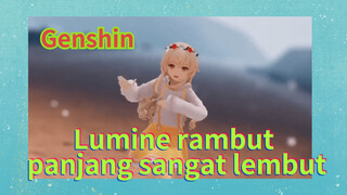 Lumine rambut panjang sangat lembut