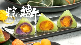 เผลอทำบ๊ะจ่างสีเขียว พอผ่าออกมาดู น้ำลายไหลเป็นน้ำตกเลย [บ๊ะจ่างคริสตัล]