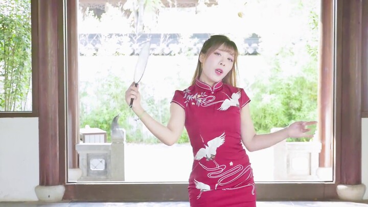 【Yuan Wei】Grain in Ear❤Sexy cheongsam x Super Fairy Penglai Umbrella Girl