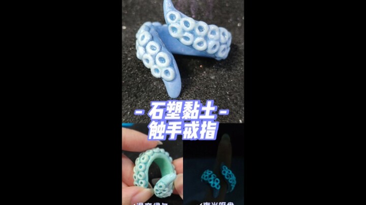 Lembut Plastik Batu – Cincin Tentakel Berubah Warna dan Bercahaya dalam Gelap