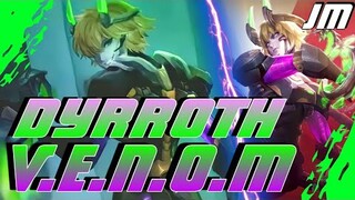 MLBB : Mod Skin Dyrroth V.E.N.O.M Full Hiệu Ứng Âm Thanh - Jin Moba
