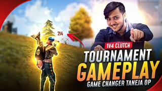 TOURNAMENT HIGHLIGHTS🏆: GAME CHANGING MOMENTS 1V4 CLUTCHES BY TANEJA OP