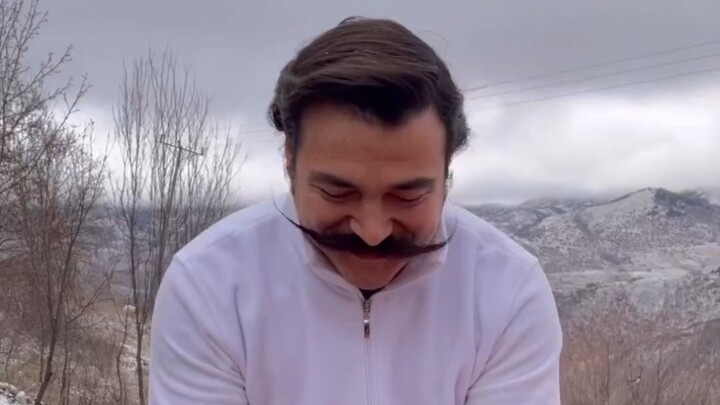 Extra-large egg and sausage meal