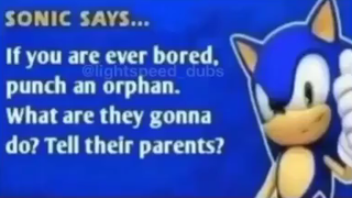 Sonic says..