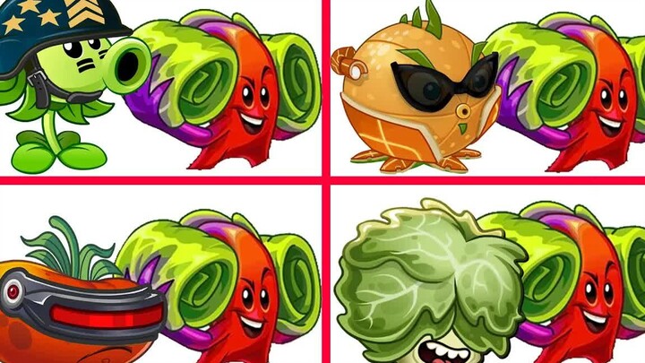 PvZ 2: Setiap tanaman melawan pasukan Zombie Raksasa bersama Mamba Huang – kombinasi mana yang terku