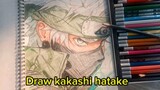 Draw kakashi hatake// Anime Naruto