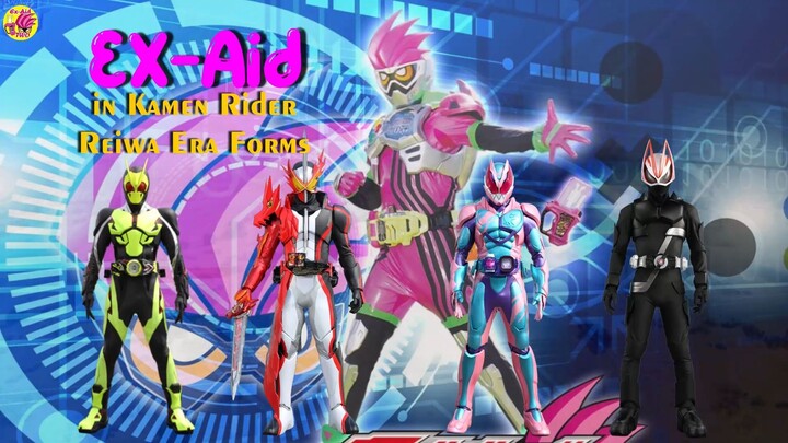 Legend Rider Form Kamen Rider Ex-Aid in Kamen Riders Reiwa Era (FanArt)