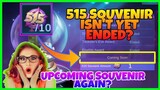 Upcoming 515 SOUVENIR ITEMS | Chance To Get More 515 Souvenir & not yet OVER? | MLBB