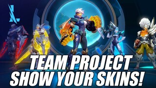 Full Team Project Skins Gameplay - ft. 999 Ping