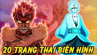 Top 20 Trạng Thái Biến Hình Tăng Sức Mạnh Trong Naruto Và Boruto | Phần 1