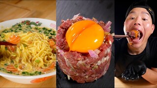 ASMR | Let's make some raw food! | MUKBANG | COOKING