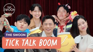 Cast of Café Minamdang sabotage each other with confetti explosions | Tick Talk Boom [ENG SUB]