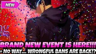 *BRAND NEW EVENT IS HERE!!!* + NO WAY... WRONGFUL BANS ARE BACK!? BE AWARE!? (Solo Leveling Arise)