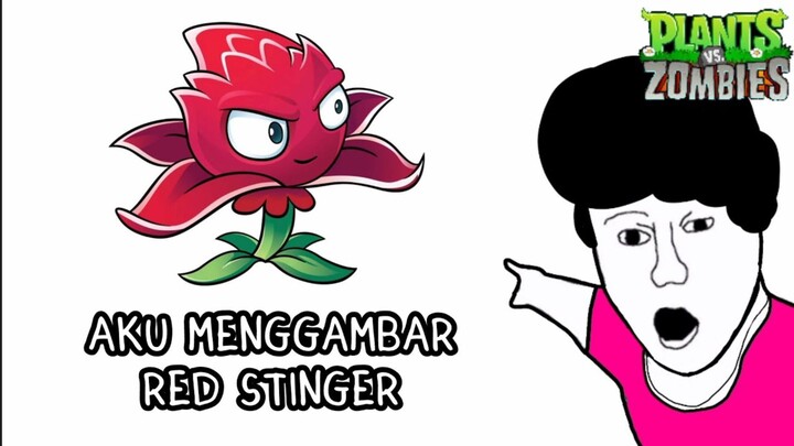 AKU MENGGAMBAR RED STINGER - PVZ2