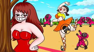 Squid Game Parody GirlFriend Revenge  - Friday Night Funkin' Animation | Gacha Animations