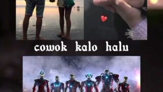 keren si cowo halj nya jadi Ultramen😁😀