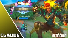 Claude Mecha Dragon No Deaths | Mobile Legends