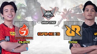 WHAT A GAME !! AURA vs RRQ GAME 3 MPL ID SEASON 13