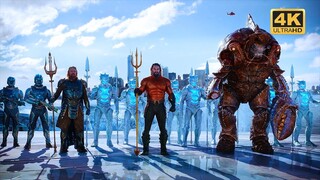 Aquaman Reveals Atlantis To The World | Aquaman and The Lost Kingdom Full End Scene | 4K - ULTRA HD