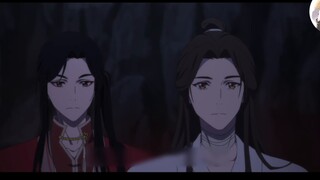 Xie Lian dan Hua Cheng pergi belajar Bahasa Mandarin Ban Yue dan gurunya sangat marah hingga dia men