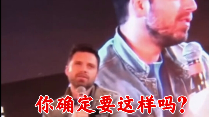 Marvel's "Winter Soldier" was angered by fans live video