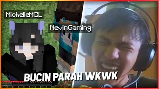 REAKSI VIDEO BUCIN @NevinGaming & @MichelleMCL HASIL EDITAN SENDIRI !! NGAKAK ABIS !!!