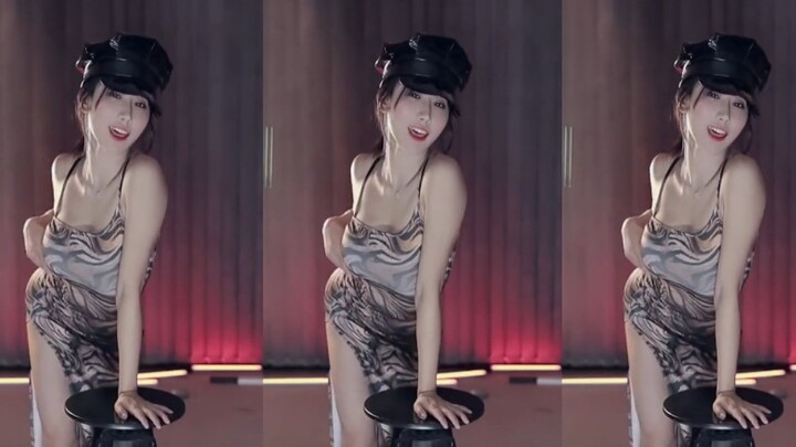 4k60 frame exclusive Xiaoshener sexy leopard dance clip
