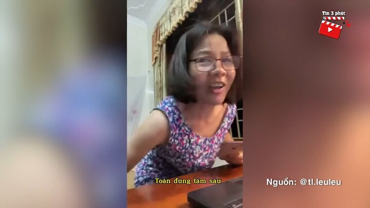 Con gái xem điểm thi tốt nghiệp ĐƯỢC 925 mẹ vội lao vào với biểu cảm