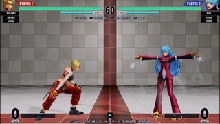 KOF15　世界1位ブルーマリー　20Hit5割コンボ　ゲージ効率が良すぎるブルーマリー…強い