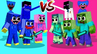 Monster School : Baby Zombie and Baby Huggy Wuggy Challenge - Sad Story - Minecraft Animation