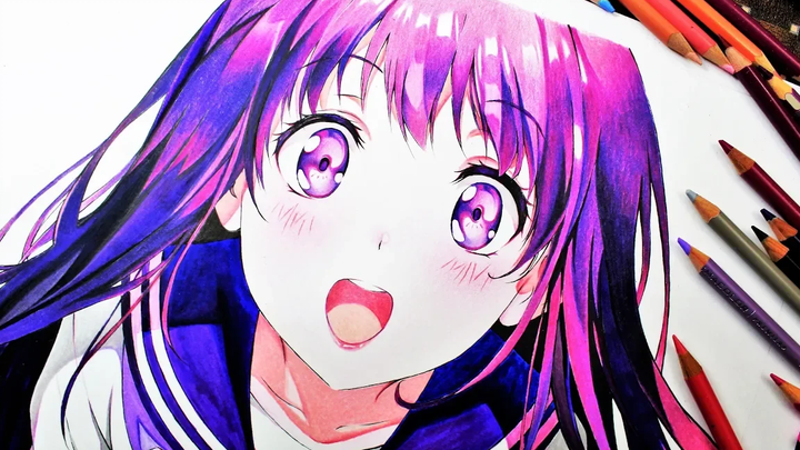 วาดเร็ว --Chitanda Eru (Hyouka) Hyouka ทีละขั้นตอน