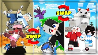 Minecraft nhưng Là Death Swap | Siro Bị Mèo Simmy Tiêu Diệt | Noob Ruby Xém Thằng Nhưng...