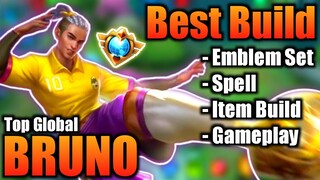 Bruno Best Build 2021 | Top 1 Global Bruno Build | Bruno - Mobile Legends