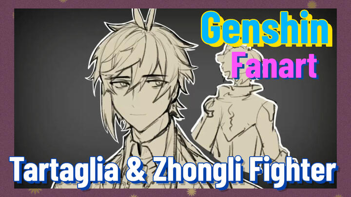 [Genshin,  Animatic]  Tartaglia & Zhongli [Fighter]