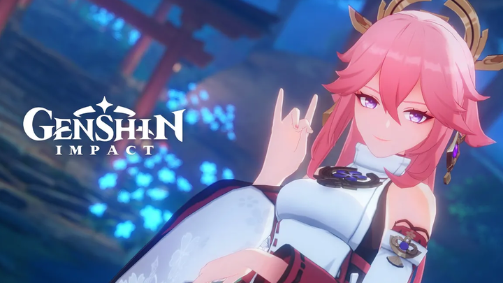 Chara c ter But- "Yaemiko Ane c Dote ของ f Aji ゔ Ine Kitsune Guuji" ｜ Genshini mpact