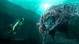 Jill Valentine fights a Zombie Kaiju underwater | Resident Evil: Death Island | CLIP