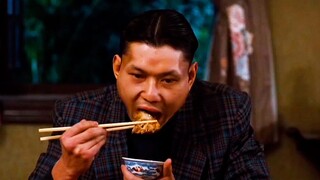 武打星的吃戏能有多香，洪胖子吃砂锅香肉，世界拳王吃大餐真香
