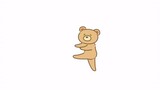 Chú gấu nhỏ đang nhảy múa (thấy tâm trạng tốt trong một ngày ~)