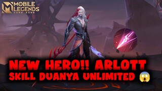 HERO BARU ARLOTT!! SKILL DUANYA MENUSUK 🤩 | MOBILE LEGENDS