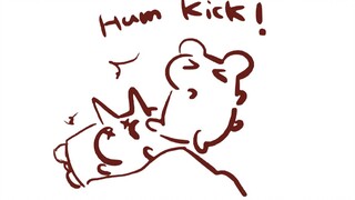 [Hamster Movie] The hamster who doesn't want to be called Big Tail but still uses flying kicks