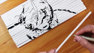 [Painting]Drawing on the Straws|<Memento>