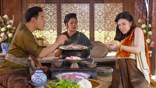 พรหมลิขิตep2 | กำลังนั่งกินหมูกระทะกันอยู่เพลินๆ คุณหญิงการะเกดจะคลอดลูกคนที่ 4