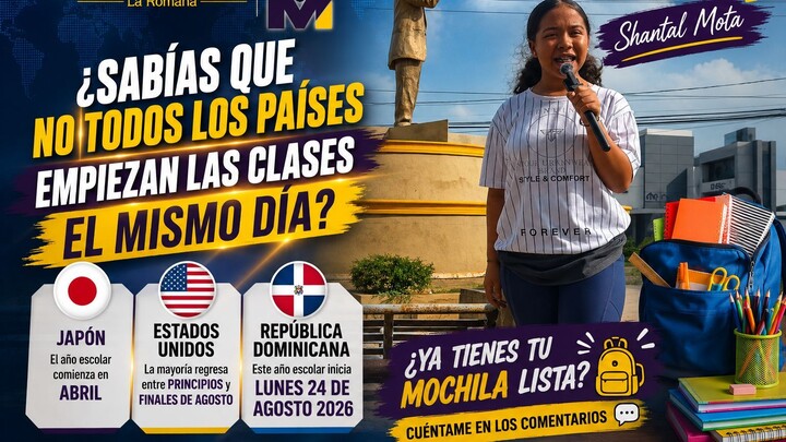 SABÍAS QUE NO TODOS LOS PAÍSES COMIENZAN EL AÑO ESCOLAR EL MISMO DÍA?